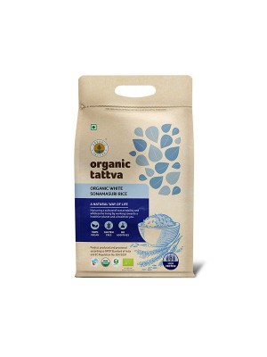 Organic Tattva Organic Sonamasuri Rice White 5 kg