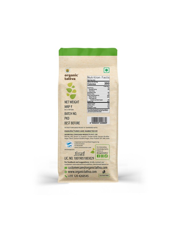Organic Tattva Organic Roasted Chana Dal 500 gm