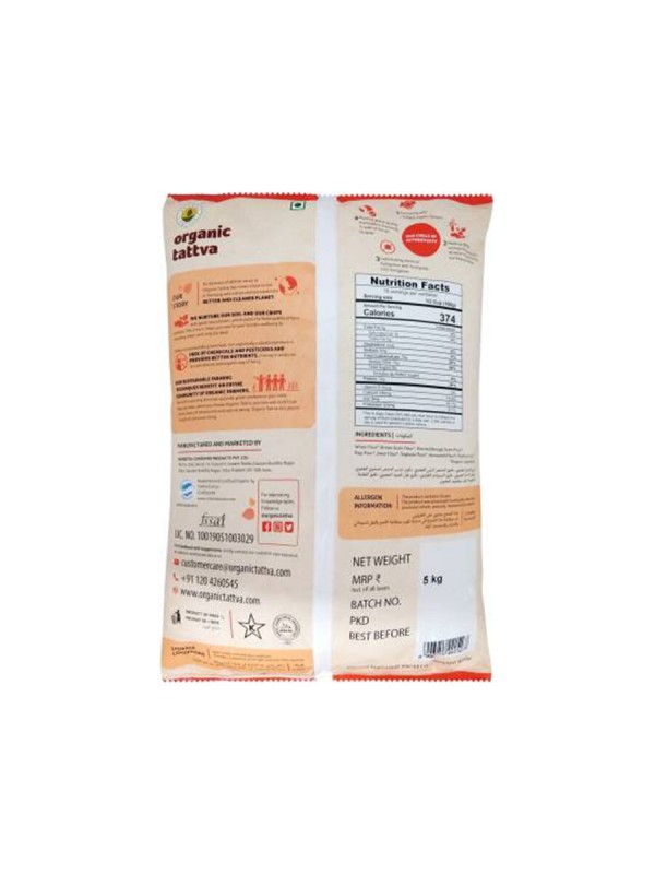Organic Tattva Organic Multigrain Flour 5 kg