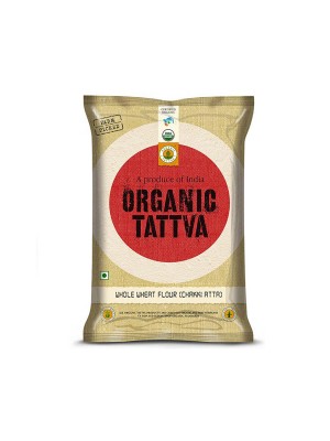 Organic Tattva Organic Whole Wheat Flour (Chakki Atta) 10 kg