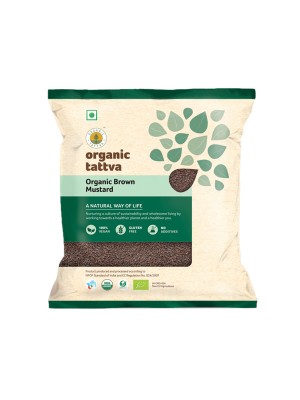 Organic Tattva Organic Brown Mustard (Rai) 100 gm