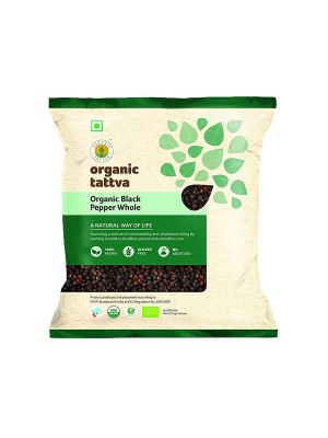 Organic Tattva Organic Black Pepper Whole 100 gm