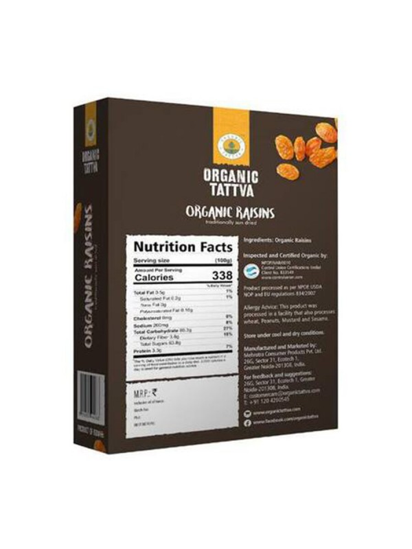 Organic Tattva Organic Raisins 100 gm