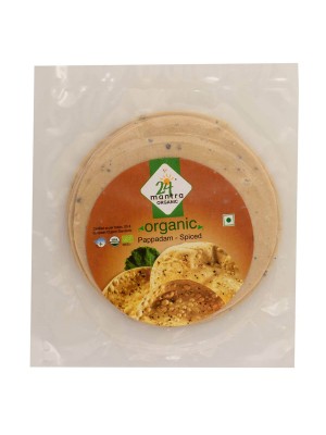 24 Mantra Spiced Papads 100 gm