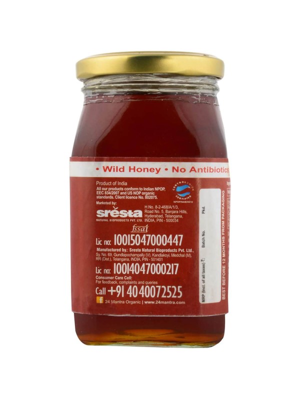 24 Mantra Himalayan Multiflower Honey 500 gm