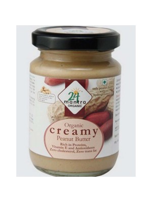 24 Mantra Creamy Peanut Butter 200 gm