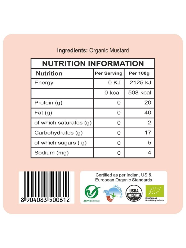 24 Mantra Mustard Small 100 gm