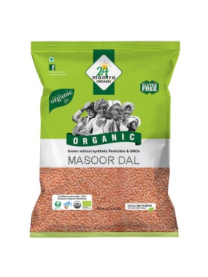 24 Mantra Masoor Dal 1 kg