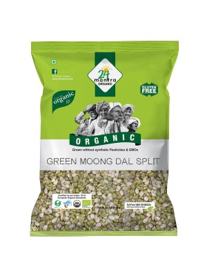 24 Mantra Green Moong Dal Split 500 gm
