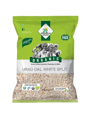 24 Mantra Urad Dal White Split 500 gm