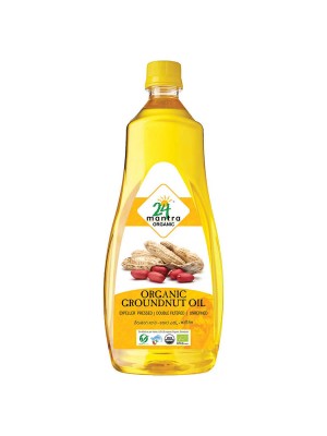 24 Mantra Cold Pressed Groundnut Oil 1 ltr