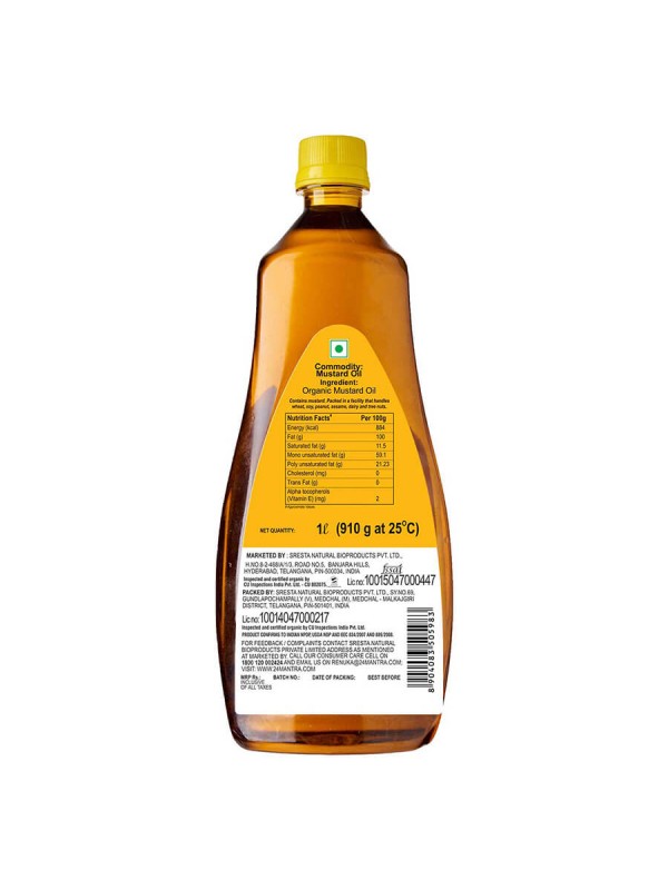 24 Mantra Premium Mustard Oil 1 ltr