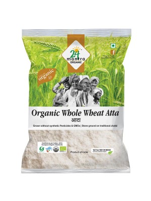 24 Mantra Wholewheat Atta Premium 1 kg