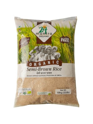 24 Mantra Sonamasuri Raw Rice Handpounde 10 kg