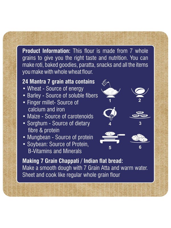 24 Mantra 7 Grain Atta 1 kg