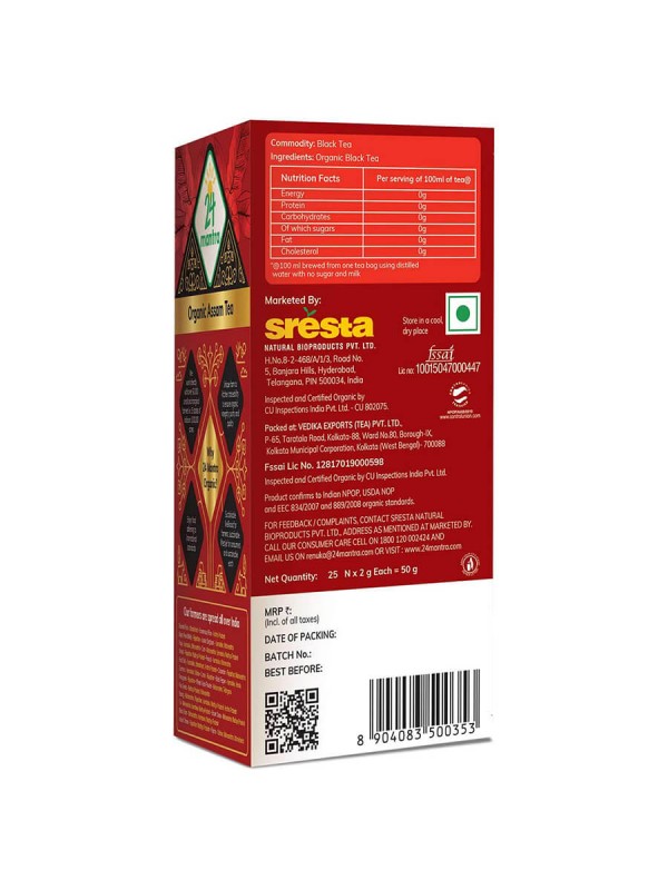 24 Mantra Assam Tea 25 bags