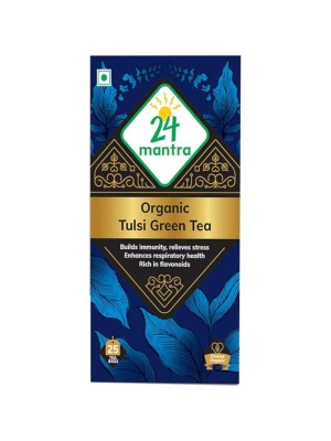 24 Mantra Tulsi Green Tea 50 gm