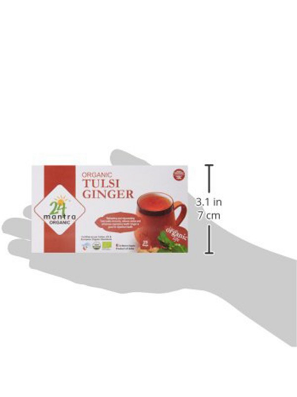 24 Mantra Tulsi Ginger Tea 25 bags