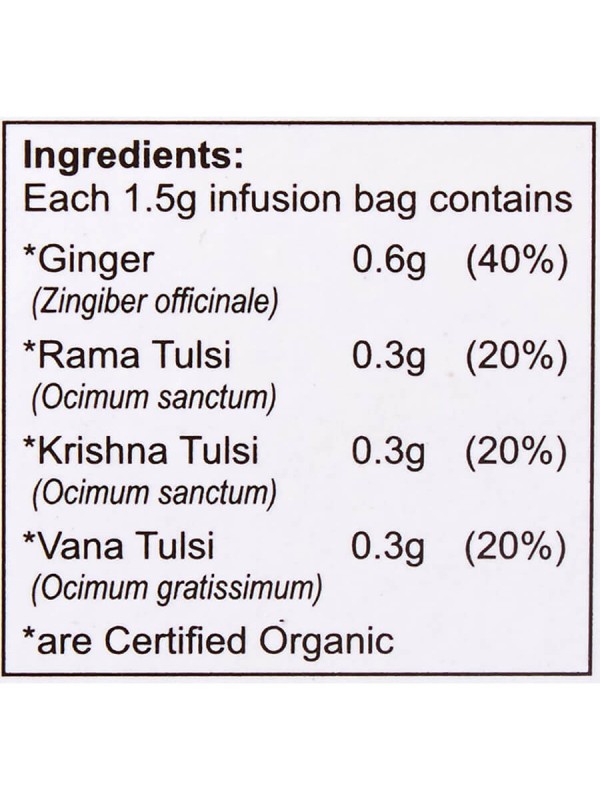24 Mantra Tulsi Ginger Tea 25 bags
