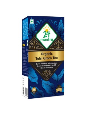 24 Mantra Tulsi Green Tea 25 bags