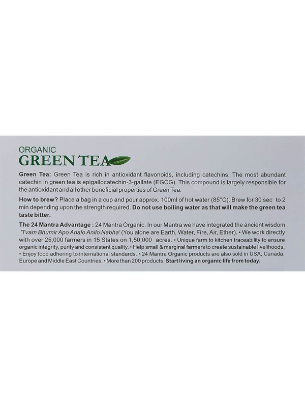24 Mantra Green Tea 25 bags