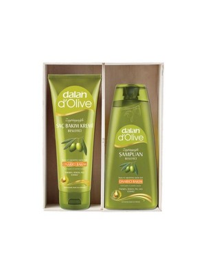 Dalan Olive Hair Care Gift Set Repairing Care - Combo Pack of Shampoo & Conditioner 600 ml