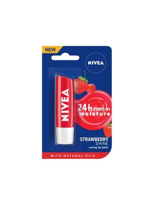 Nivea Lip Balm Fruity Strawberry Shine 