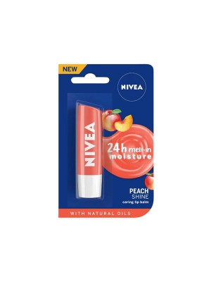 Nivea Lip Balm Fruity Peach Shine 