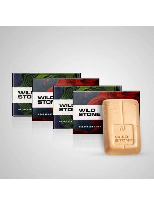 Wild Stone Soap Combo (3+1) For Men 75 gm