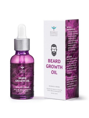 Bombay Shaving Company Beard Growth Oil For Men Infused With Vetiver And 4 Essential Oils 30 ml