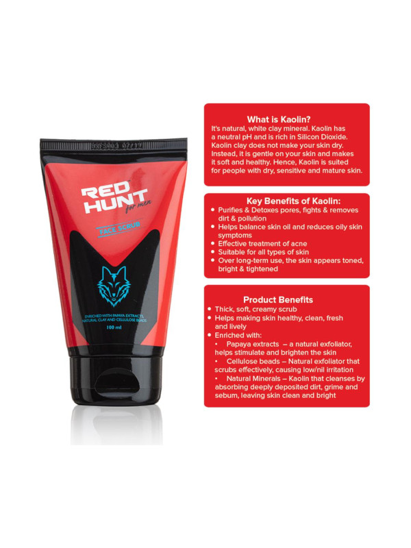 Red Hunt Face Scrub (100 ml)