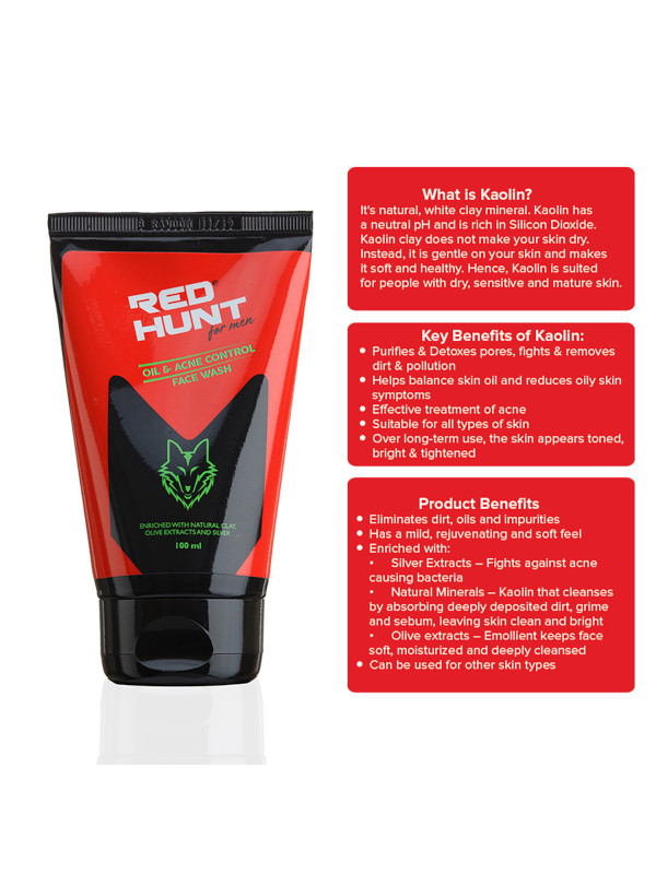 Red Hunt Acne & Oil Control Face Wash (50 ml)