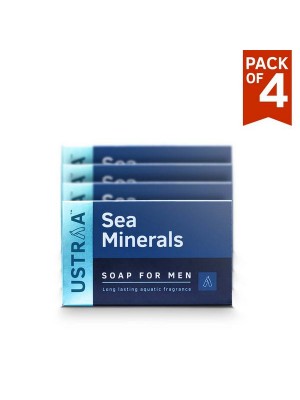 Ustraa Soap Sea Minerals (Pack of 4)