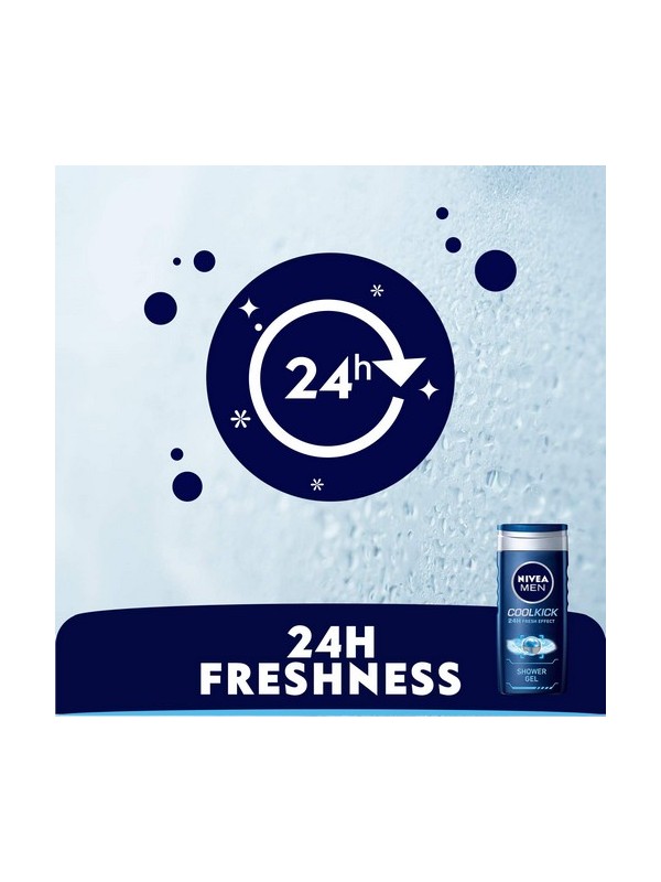 Nivea Shower Gel Cool Kick Body Wash Men 250 ml