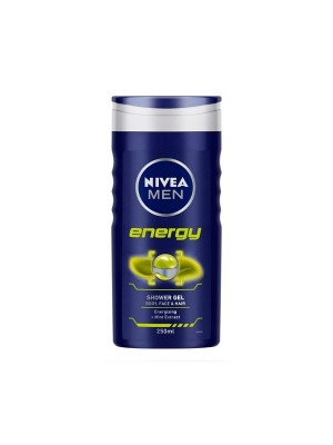 Nivea Shower Gel Energy Body Wash Men 250 ml