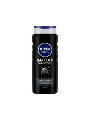 Nivea Shower Gel Active Clean Body Wash Men 500 ml