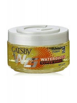 Gatsby Leather Water Gloss Super Hard Yellow Hair Gel 30 gm