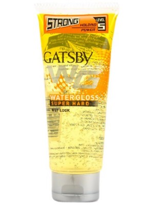 Gatsby Water Gloss Super Hard Hair Gel (Yellow) 100 gm
