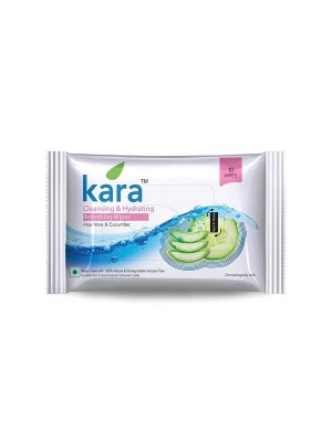 Kara Face Wipes Aloe Cucumber 10 Wipes