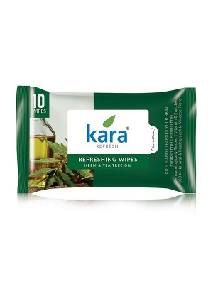 Kara Face Tissue, Tea Tree & Neem, 10 Wipes
