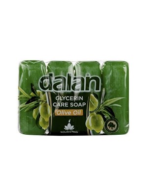Dalan Glycerine Care Soap - Olive, (150 gm X 4)