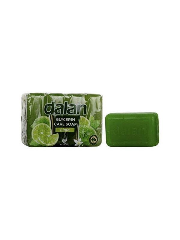 Dalan Glycerine Care Soap - Lime, (150 gm X 4)