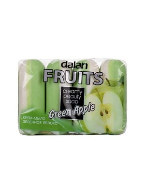 Dalan Fruits Creamy Beauty Soap - Green Apple (100 gm X 4)
