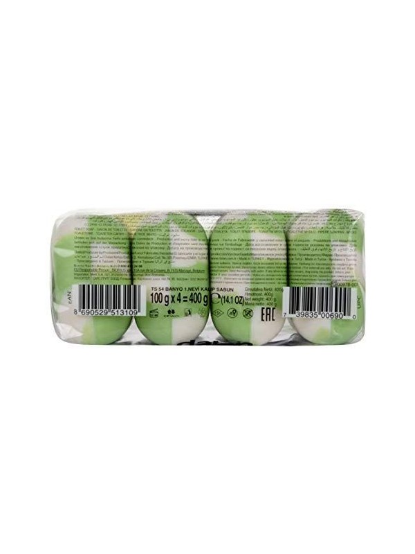 Dalan Fruits Creamy Beauty Soap - Green Apple (100 gm X 4)
