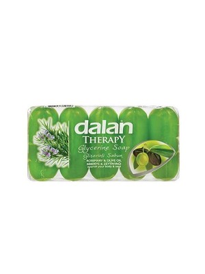 Dalan Therapy Glycerine Soap - Rosemary & Olive Oil, (70 gm X 5)