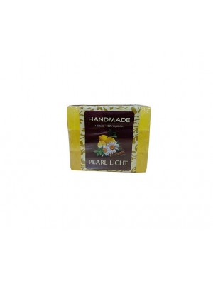 Passion Indulge Handmade Natural Bath Bar Soap Enriched With Essential Oil - Pearl Light (Pack of 3) 300 gm
