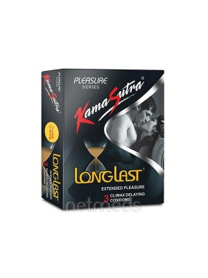 Kamasutra Condoms - Longlast 3'S