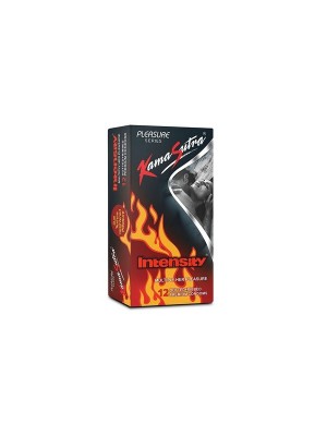 Kamasutra Pleasure Series Condoms For Men (Intensity Condoms, Dual Texture, Dotted And Ribbed) - 12 Condoms