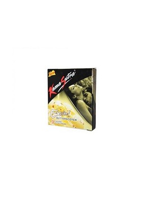 Kamasutra Excite Butterscotch Dotted Condom 3S