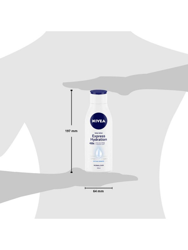 Nivea Body Lotion Express Hydration For Normal Skin 200 ml